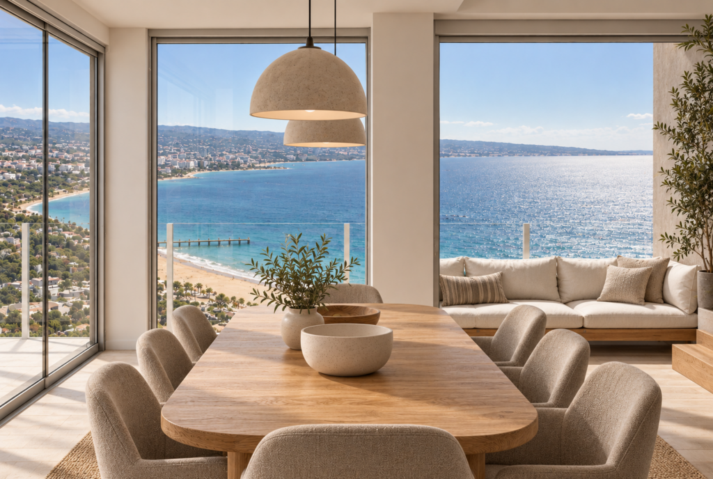 After: completed luxury villa interior design on the Costa del Sol.