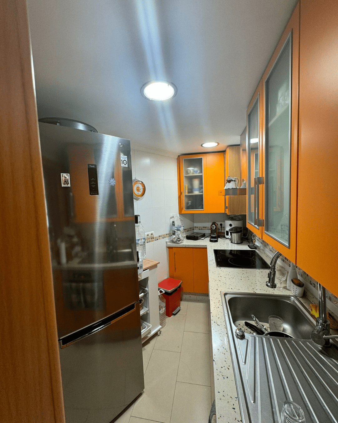 Transformación de cocina contemporánea pequeña — Estado inicial 2