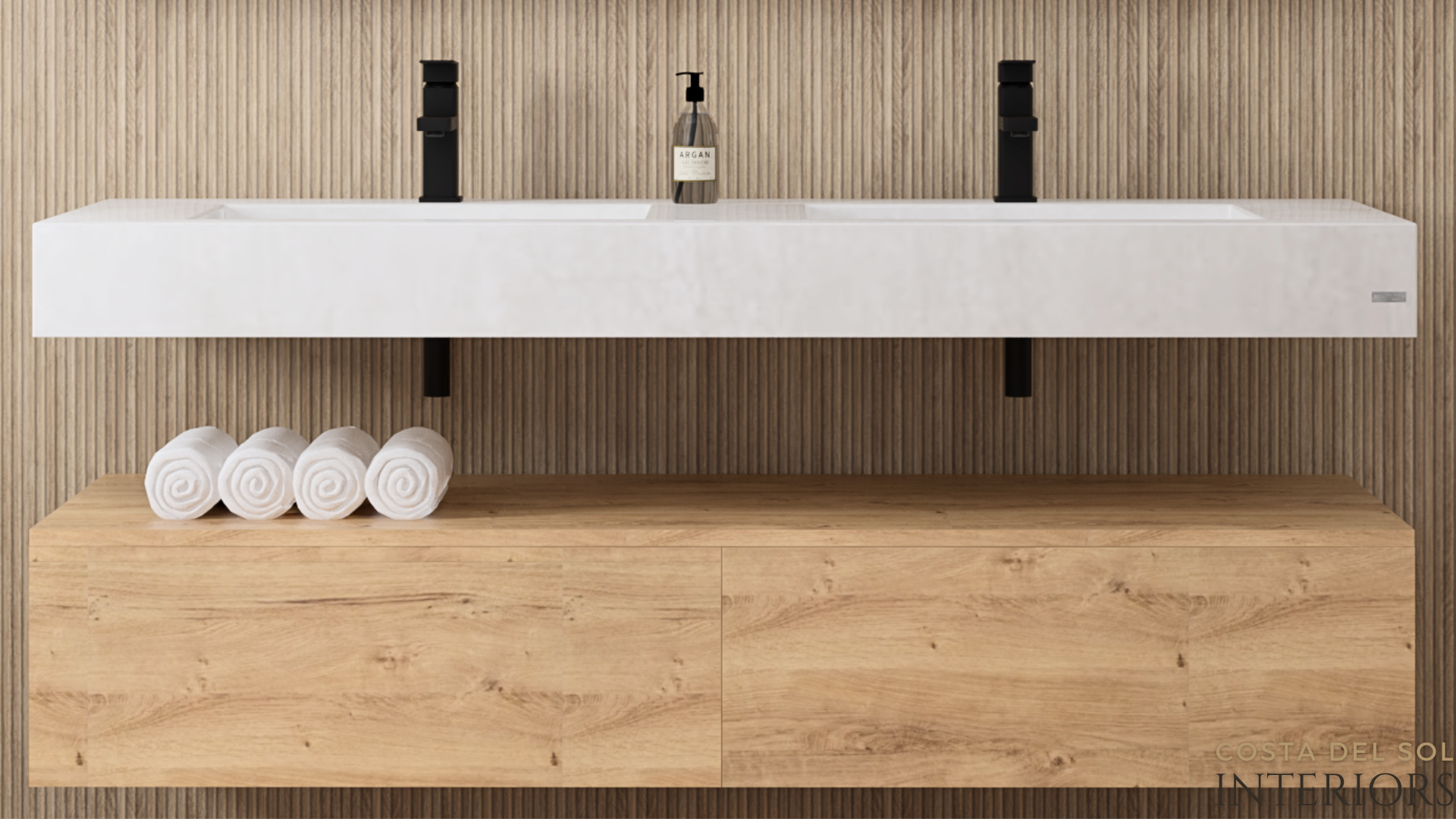 Reforma de baño contemporáneo — Diseño final 1