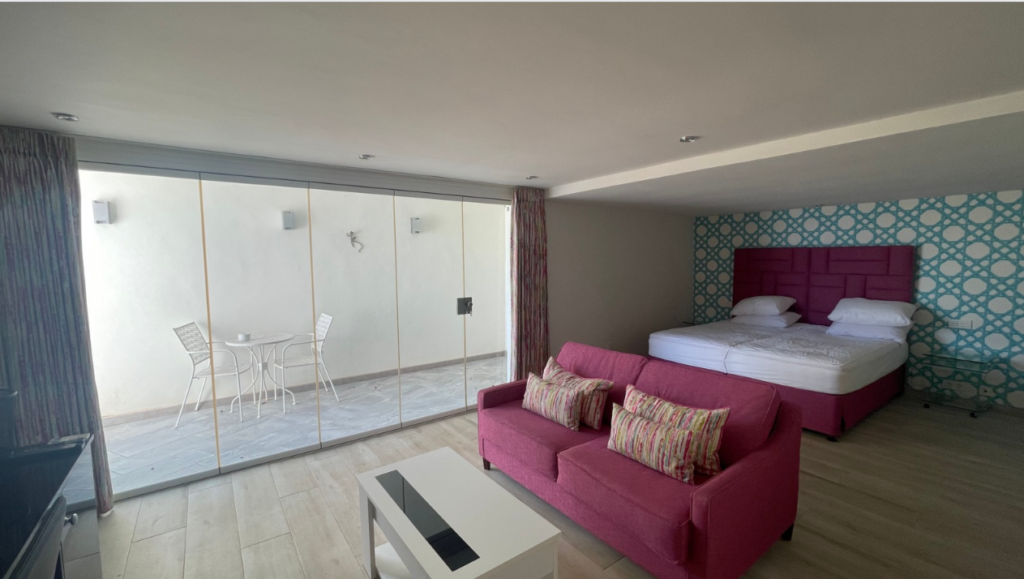 Before: original Marbella interior before the luxury renovation.